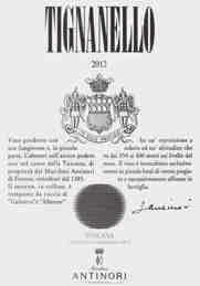76 Toskana Toskana 77 DEUTSCHLAND DEUTSCHLAND DEUTSCHLAND DEUTSCHLAND ITALIEN ÖSTERREICH DEUTSCHLAND DEUTSCHLAND DEUTSCHLAND Toskana Antinori San Casciano Val di Pesa 2015 Tignanello, Toscana IGT