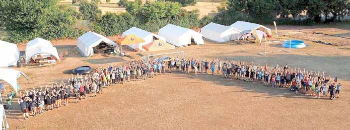 Geburtstag des Kreisjugendfeuerwehrverbandes im 7. Kreiszeltlager gefeiert. Am Samstagmorgen (14.07.) ab 10.00 Uhr wurden die letzten Zelte aufgebaut.
