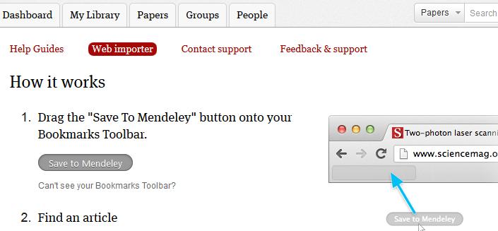 1. Web Account anlegen unter www.mendeley.com 2.