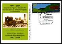aus Zusammendruckbogen 1, ** PM-BK 230 ausverk. Sonderbeleg "100 Jahre Brandenburgische Städtebahn" mit passendem Sonderstempel PM-BK 239 3,50 1.