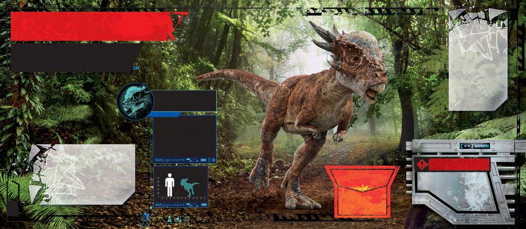 Ein echter Dickkopf Lass dich nicht von dem süßen Gesicht täuschen dieser Dino ist der coole, gedrungene Stygimoloch, eine ziemlich harte Nuss!