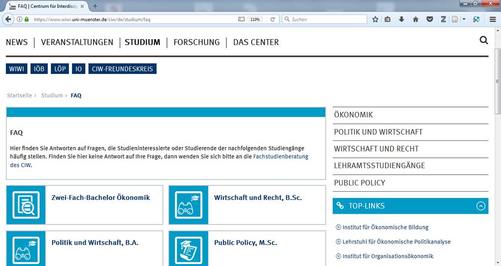 Website des CIW Prof.