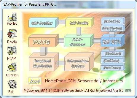 Der SAP-Profiler Um mittels der Sensoren auf die SAP-Systeme zugreifen zu können, ist die Definition eines Profils für den Zugang erforderlich.