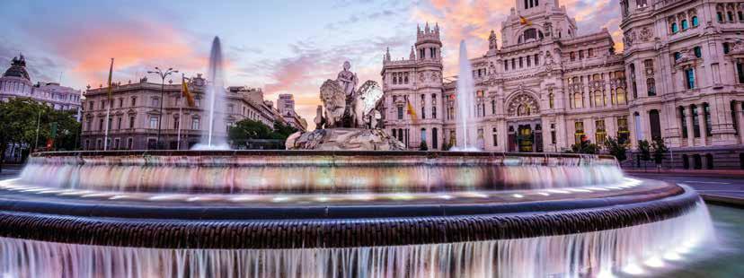 WOCHENENDE IN MADRID MADRID Mittelalterlich anmutend, so thront Spaniens größte Stadt Madrid, erhaben auf einem Hochplateau.