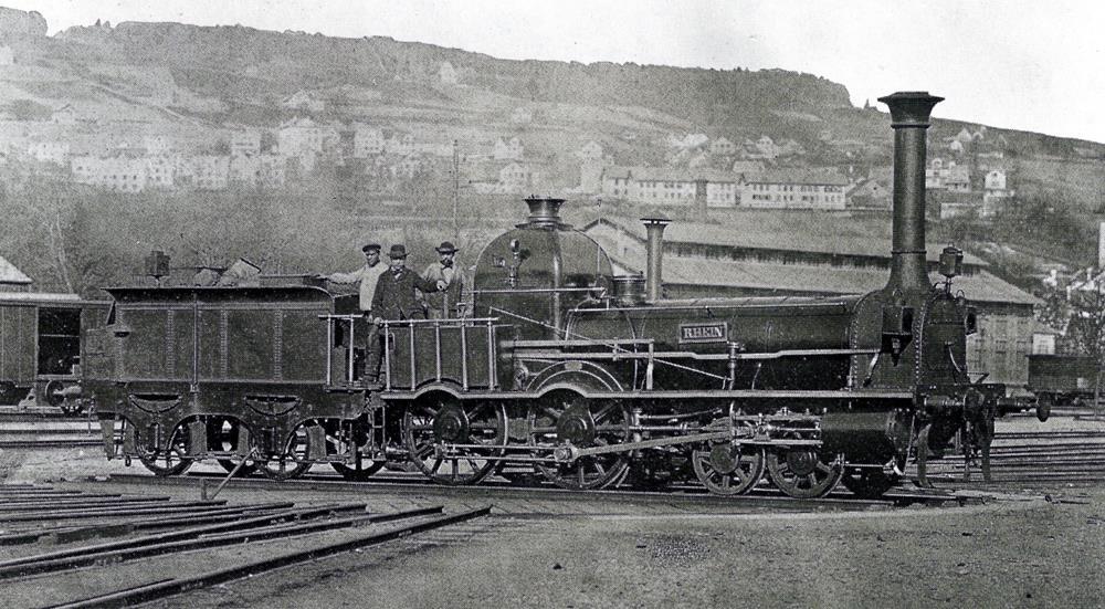 Geschichte des Transports Spanisch-Brötli-Bahn (Baden Zürich, Erste Eisenbahnstrecke der Schweiz, eröffnet