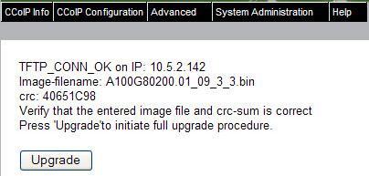 4. Geben Sie die IP Adresse des TFTP Servers (eigene PC Adresse) ein 5. Geben Sie den Namen des Software Image files (inklusive.bin) ein 6.