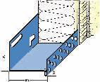 Sockelprofile und Sockelprofil-Eckausbildung Socle profiles precut for corners, box-shapped 2145 WDV-System für Dämmstoffdicken 30-10 mm Thermal insulating system for insulating boards thickness