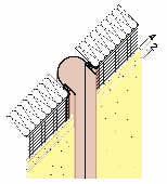 Dehnungsfugen-/Bewegungsfugenprofile Expansion joint/movement joint profiles WDV-System/Thermal insulating system 2332 23 Edelstahl Rostfrei/stainless steel Weich-PVC/soft PVC 3035 303 23-2332