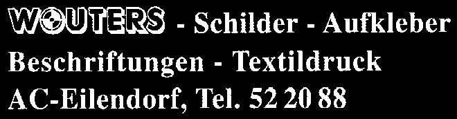 : 0241-970205/6 Boendgen GmbH Baustoffe und Bedachungsartikel Von-Coels-Str. 342, T 55 501-0, 52080 AC Malerbetrieb Ollech Tel.