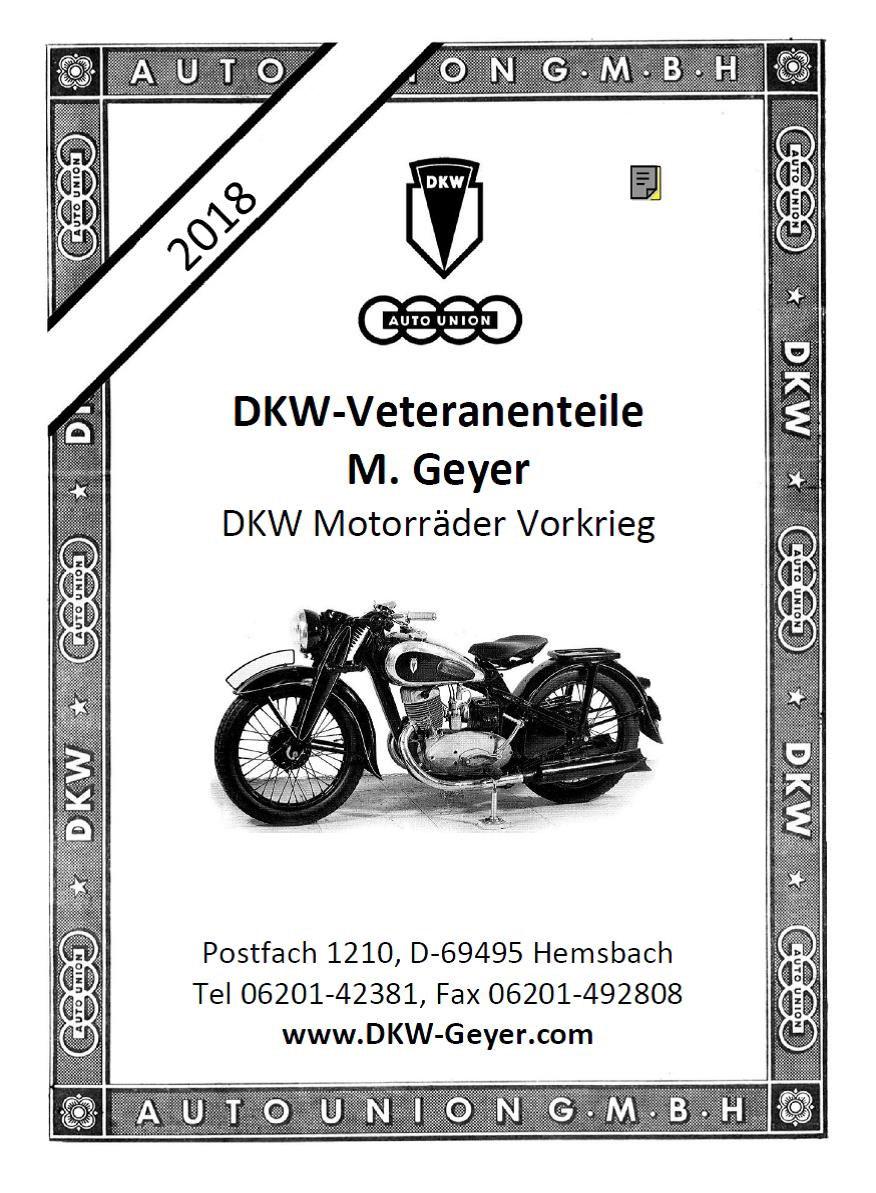 DKW SB 200 300 ccm Normal Luxus Ersatzteilliste Ersatzteilkatalog Parts List 