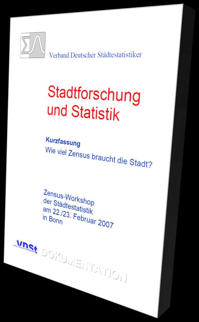 I. Zensus 2011 Erkenntnisse aus dem Workshop in Bonn 2007 1. Melderegisterertüchtigung vor dem Zensus 2. Aufbau von Gebäude- und Wohnungsdateien erlauben (Basis Adresse) 3.