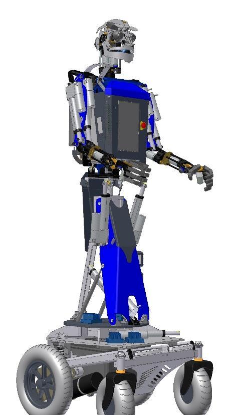 Roboter - 3-GB 1,85 m groß Gewicht 80kg Oberkörper Programmierbar Antriebsplattform