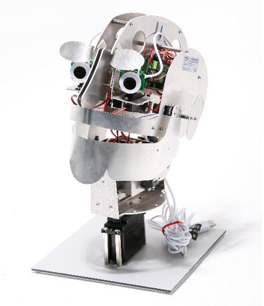 Robotik Humanoider Roboter Kopf Bewegliche Augen,