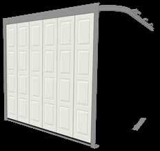 Praktisch - Teilöffnung für gewünschte Durchgangsbreite, spart Nebentür.