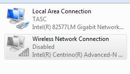 Hinweis: Virtual Private Network (VPN)-Adapter und andere Arten von Netzwerkverbindungen können ebenfalls in diesem Fenster angezeigt werden.