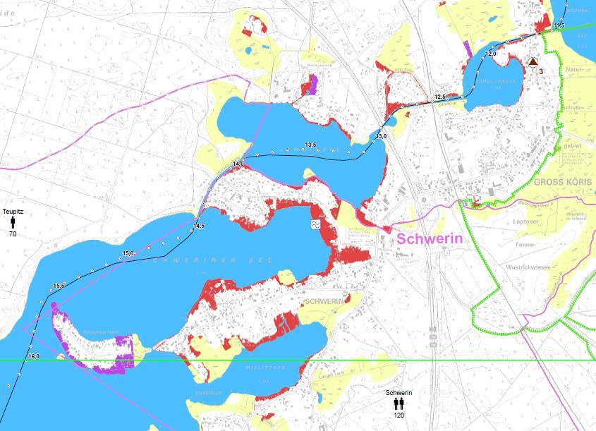 Groß Köris / Schwerin Hohes Risiko für Wohnbebauung Ca.