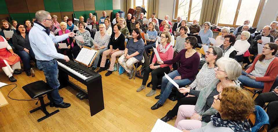 Aktuelles Fortsetzung Projektchor zur Bundesgartenschau 2019 Die meisten bringen Chorerfahrung mit.