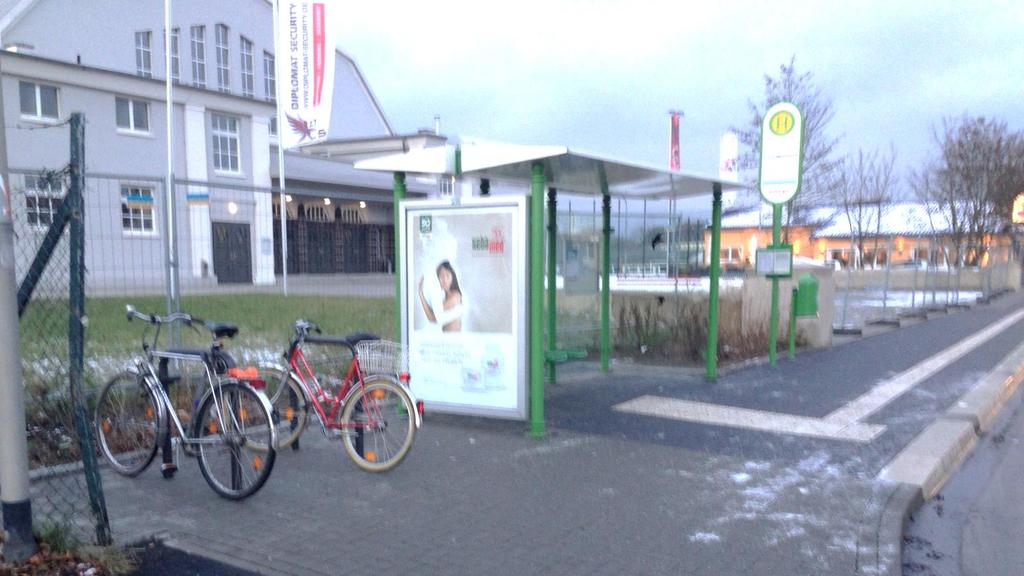 Trend: B+R an Bushaltestellen Beispiel Gießen: Gießen-Volkshalle