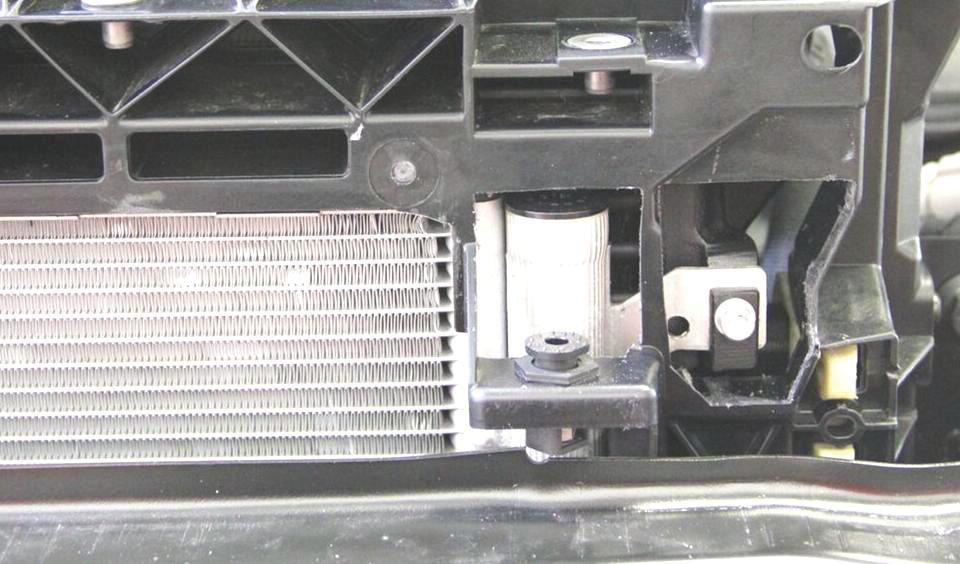 Seat Leon 5F Im eingebauten Zustand (Beifahrerseite) / when installed