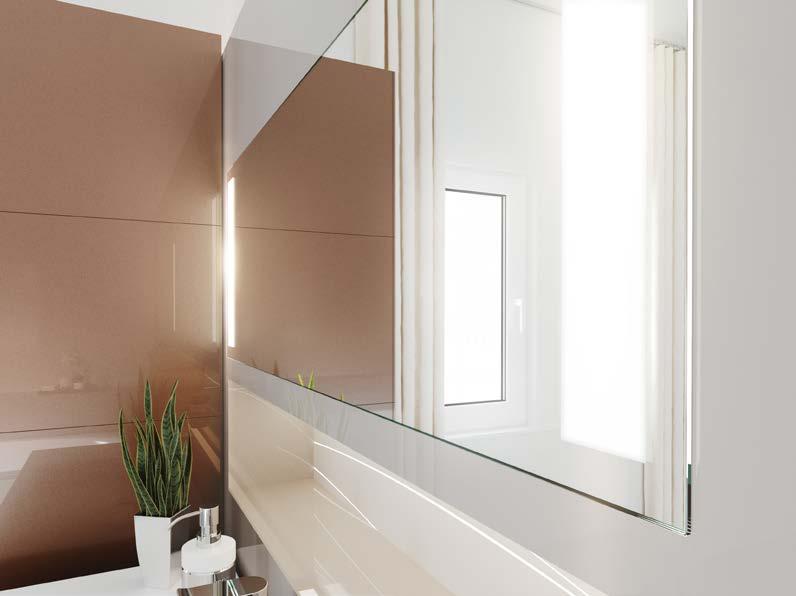 RAUVISIO CRYSTAL RAUVISIO CRYSTAL MIRROR Ob im Flur, Bad, Schlafzimmer oder als Element im gehobenen Innenausbau Spiegel sind fast überall zu