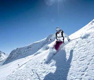Skifahren und Snowboarden ins atemberaubende Gletscher skigebiet Kitzsteinhorn oder auf die