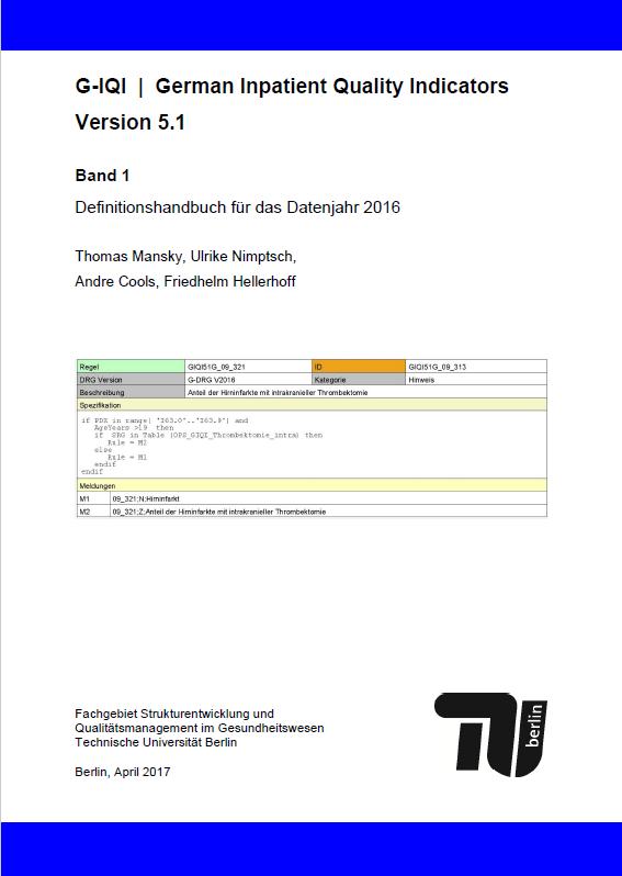 HJ 2017, CH-IQI zur Ganzjahresauswertung 2017 Überarbeitung und Erweiterung der > 60 wesentlichen