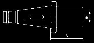 Zwischenhülsen "DIN 080" Spannwerkzeuge mit SK-Aufnahmen / Zubehör Ausführung: Mit Steilkegelschaft nach DIN 080 und Innenanzuggewinde und Ringnut für automatische Fräserspannung Gehärtet und