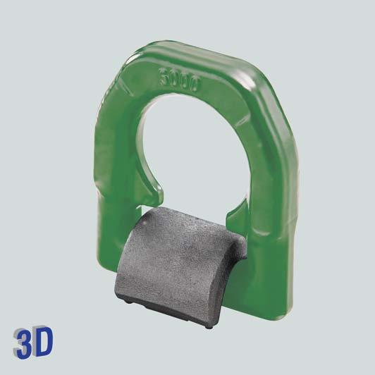 Ringbock schweißbar Typ G10 bis 16 t Flexibel und Sicher Ring in alle Richtungen bis 90 belastbar!