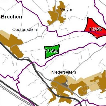 Nummer: 1135 Bestand: Planung: Grösse (ha): 82 Landkreis(e): Landkreis LimburgWeilburg Kommune(n): Selters (Taunus), Brechen, Villmar Gemarkung(en): Eisenbach, Münster, Oberbrechen, Weyer Waldanteil
