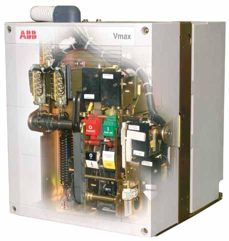 Vakuum-Leistungsschalter Vmax Antrieb Der Antrieb der Leistungsschalter Vmax ist vom Konzept und der Benutzung her einfach ausgelegt.