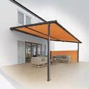 Pergola-Markise weinor PergoTex II mit VertiTex II