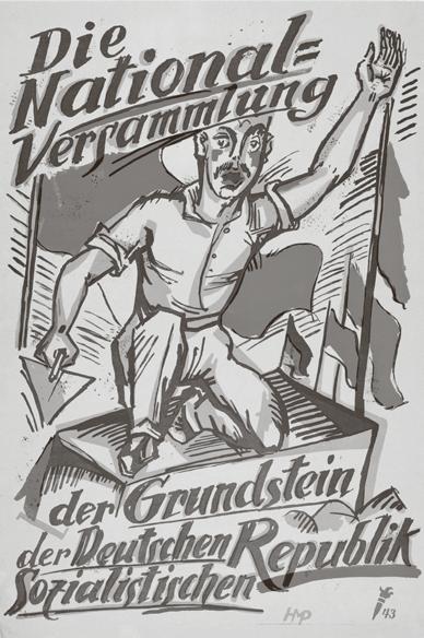 Max Pechstein, Die Nationalversammlung, Plakat 1919 16.01.2019 Furchtbare Katastrophe Kirche und Revolution Prof. Dr.