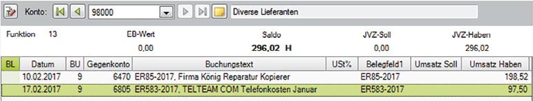 Lieferant TELTEAM COM, Hannover vom 17.02.2017, BelegNr.