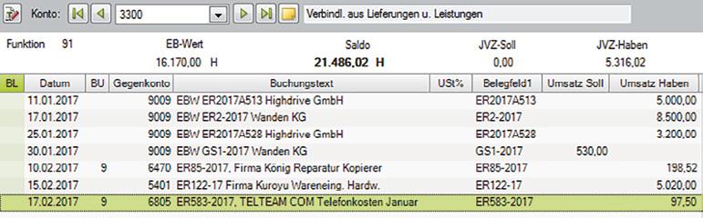 14 Buchen von Eingangsrechnungen