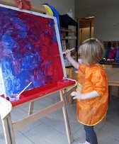 Kunst im Kindergarten und in der Krippe in Dohren Zeichnen und Malen ist die Kunst, Striche spazieren zu führen.
