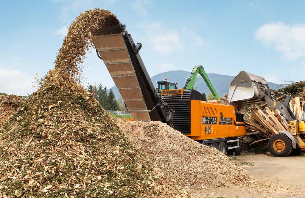 BIOMASSE Aufbereitung von hölzerner Biomasse. Biomasse ist ein nachhaltiger Energieträger und gewinnt zunehmend an Interesse.