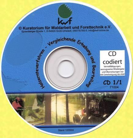 Holzernte CD des KWF.