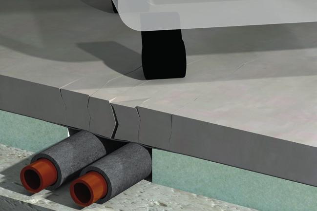 Einsatzmöglichkeiten Perfekt verfüllt Planung und Ausführung Normgerechter Unterbodenausgleich Um einen fachgerechten Fußbodenaufbau sicherzustellen, ist häuﬁg ein Unterbodenausgleich erforderlich.