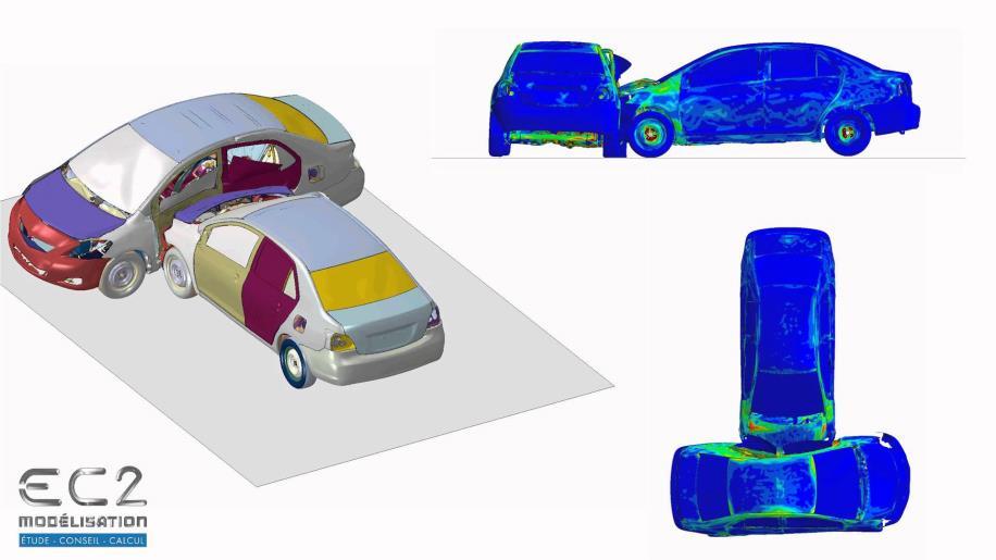 Weitere Anwendungen Physikalische Simulationen Auto-Crashtest