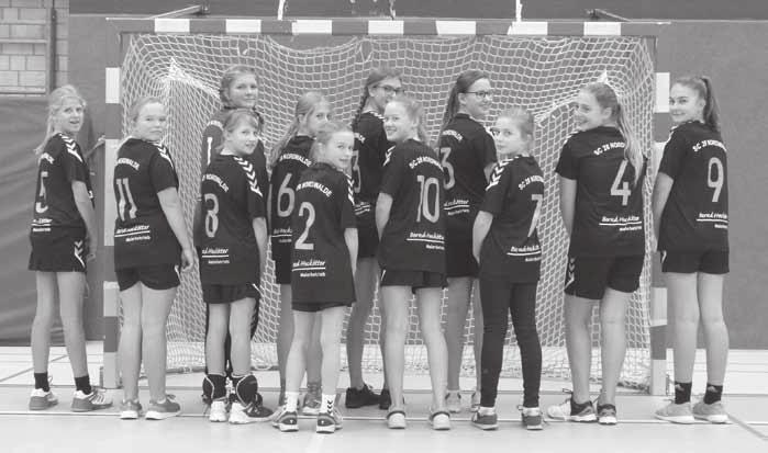Handballpielerinnen der C II Jugend vom SC Nordwalde.