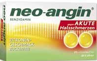 Benzydamin gegen akute Halsschmerzen Zitronengeschmack 20 Lutschtabletten statt 9,97 1) 6,25 NasenSprayratiopharm Erwachsene 10 ml