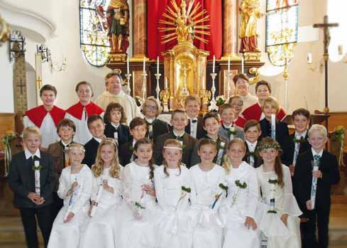 St. Georg Großholzhausen Erstkommunion Ein sehr herzliches Vergelt s Gott geht an alle Gruppenmütter, die die Kinder liebevoll und gewissenhaft