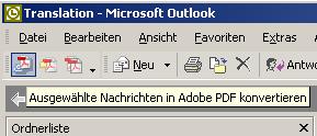 Neue Funktionen in Outlook Die Interviews hat er als Text notiert und sie zur Erstkontrolle via Mail an die Entwickler versandt und auch so zurück erhalten.