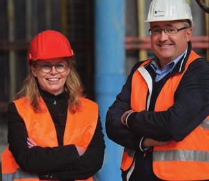 000 Kubikmetern Beton und 5.000 Tonnen Stahl ein neues Bauwerk geschaffen, das zwei Bahnhöfe umfasst. Hier kreuzen sich zukünftig die Ost-West-Linie 5 und die Nord-Süd-Linie 6.