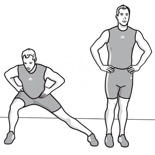 4 Wechselschritte Kniehub Jumper Einbeinstand 3276 Notiz Kr äftig nach oben drücken, Fuß, Knie und Hüfte strecken, auf den Fußballen stehen, Knie etwa 90 Grad in der Hüfte beugen, im oberen Punkt