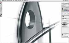 Industriedesign Die extragroße Arbeitsfläche der Intuos3 A3 Wide Stifttabletts im 16:10-Format eignet sich optimal für die Arbeit mit Design- und Entwicklungs-Software.