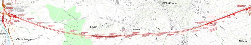 300 m Vortriebstrasse unter BAB A8 Vom Westportal: Spritzbetonbauweise ca. 300 m (Nordröhre) Zusätzlich: Güterzuganbindung ca.