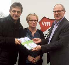 Ehrenamtspreis des DFB für Florian Preußner Reinhardt Garms und Daniel Mahnkopf bleiben an der Spitze des VfR Bei der diesjährigen Mitgliederversammlung des VfR Germania Ochtersum ging der