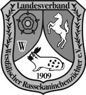 Zusammengelegte Landesmeister Jungzüchter Deutsche Kleinwidder, weiß RA; Zwergwidder, weiß BlA und Hermelin, BlA.