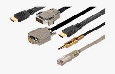 Kabel 9331 3060 0000 Stecker Stecker VGA Kabel 9331 3760 0000 Displayport Kabel 9331 3720 0000 Audio Stereo Kabel
